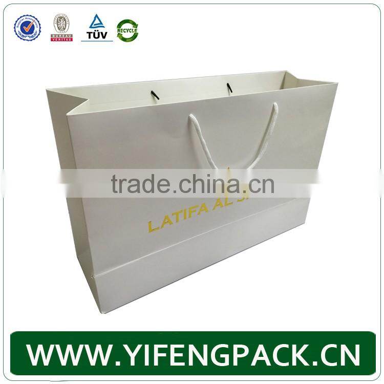 Personalized custom art paper gift paper bag with printing logo