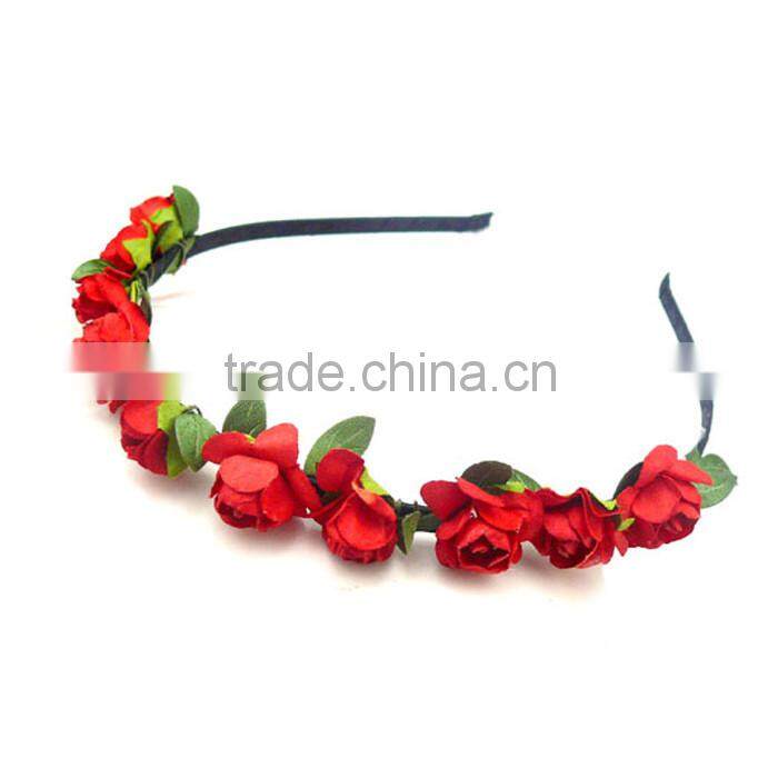 Decorative Fashion Flower Head Wreath Hawaiian wholesale