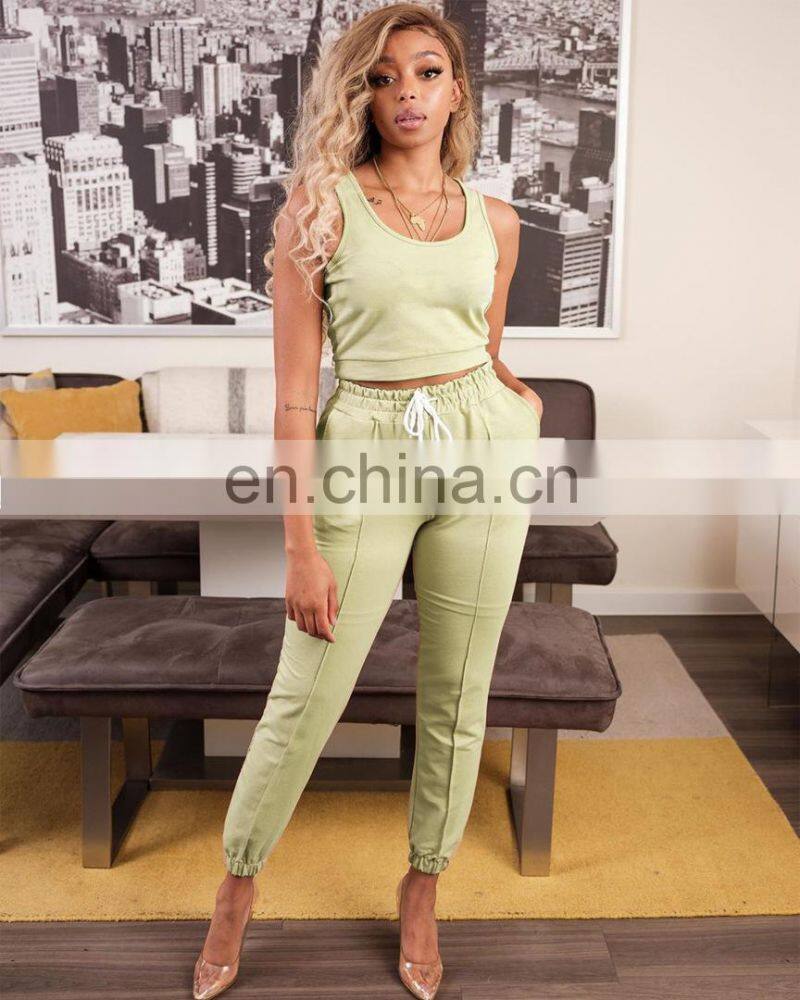 New Products 2021 Ladies Long Sleeve Bodysuit Jumpsuit 3 Piece Set Ladies Stacking Jogging Set