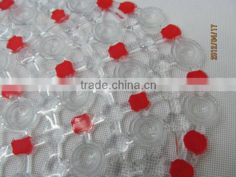 Durable stylish flower shaped bath mat