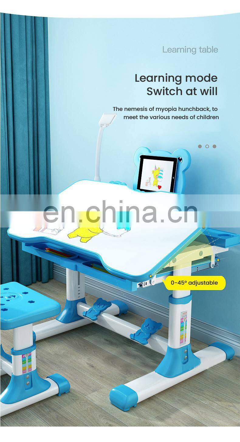 2021 study table for kids adjustable height smart study table height adjustable desk children sitting posture correction