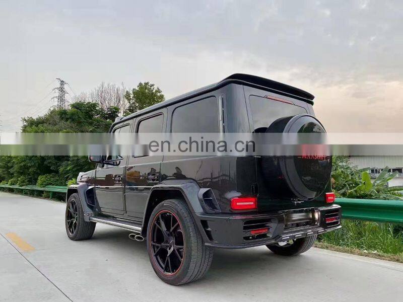 Runde Resin Carbon Fiber For Mercedes-Benz G-CLASS W463 W464 G500 G350 G63 Mansory Style Body Kit Front Bumper Rear Bumper Hood