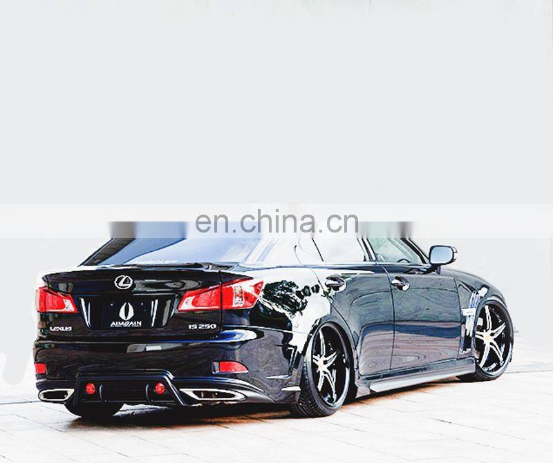 Runde Car Modification Resin Material Old Lexus Upgrade IS300 Body Kit For 2006-2012 Lexus IS250 Aimgain Style Rear Bumper