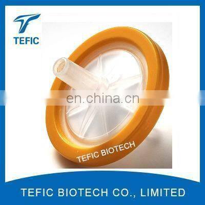 25 mm 0.22um PTFE Hydrophilic Syringe Filter Welded