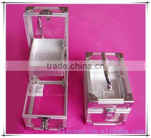 professional empty first aid box for factory,home,school(blue mini aluminum box)