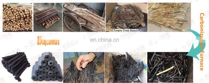 High Quality 24Hours Working Wooden Dust Charcoal Carbonization Furnace