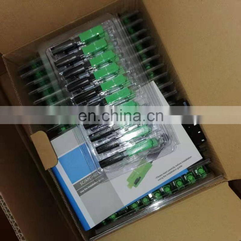 Factory Price fiber optic Telecommunication SC UPC Quick FTTH optical fiber fast connectors