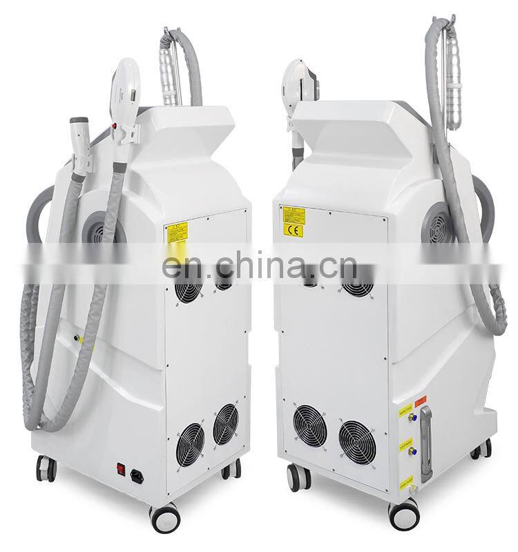 3 in 1 Multifunctional E-light IPL OPT RF ND YAG Laser Hair & Tattoo Removal Skin Rejuvenation Hair Removal Laser Beauty Machine