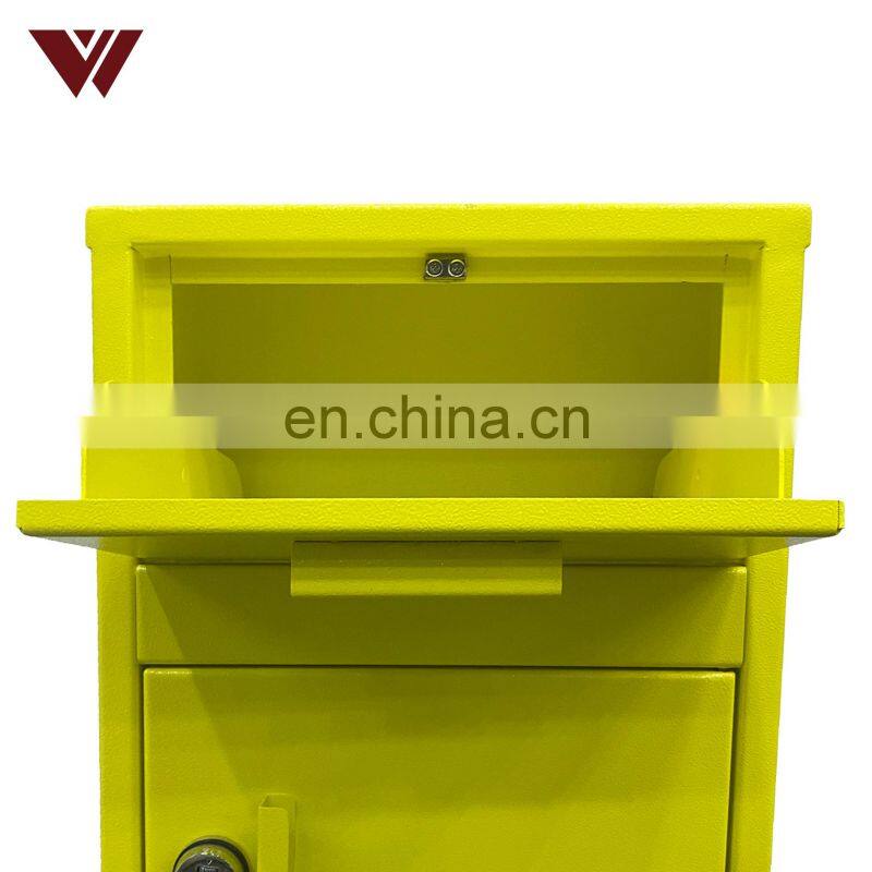 Outdoor garden large letterbox free standing mailbox extra large mailing boxes with lock