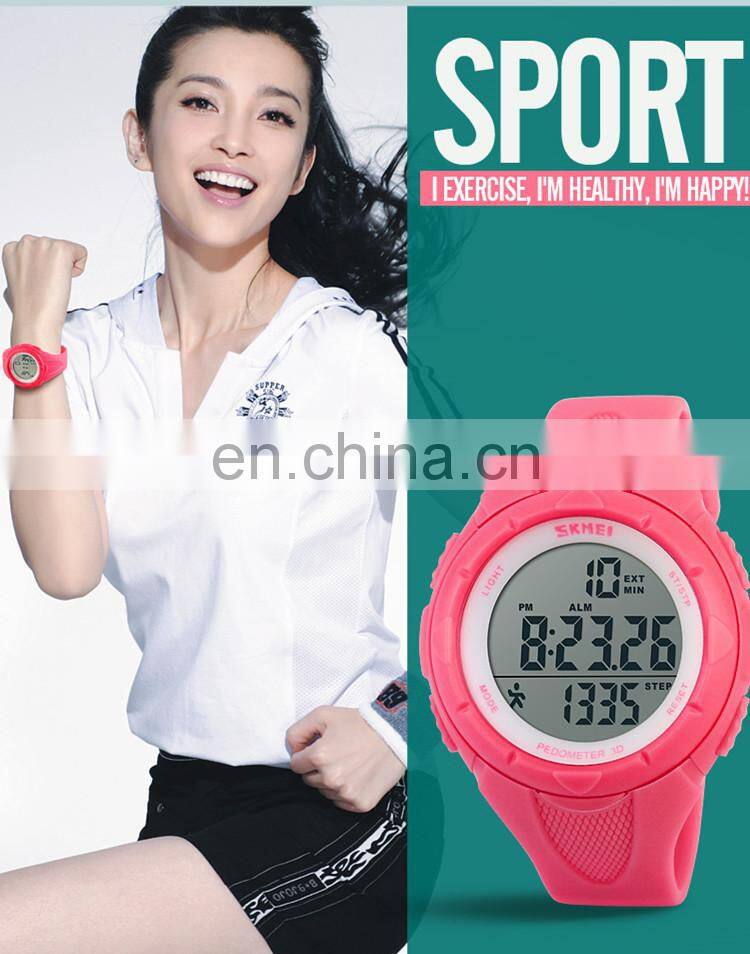 skmei 1108 new products modern design sport jam tangan watch pedometer