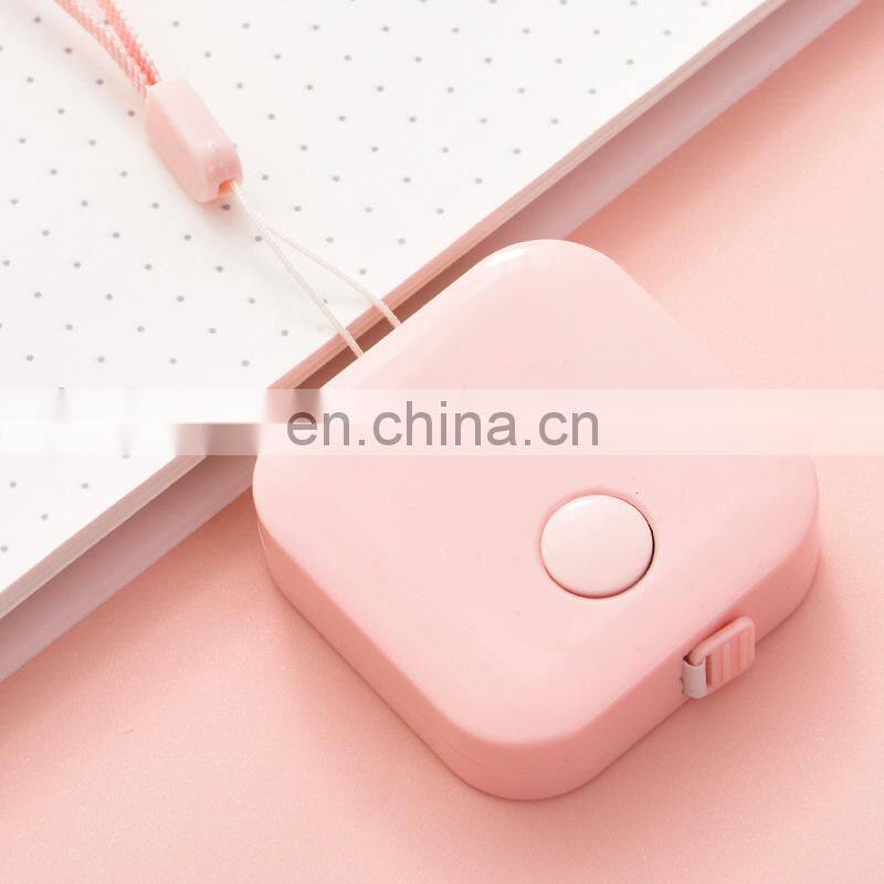 Custom logo Portable Tape Measure Retractable Ruler Children Height Ruler Centimeter Inch Roll Tape Sewing Tools