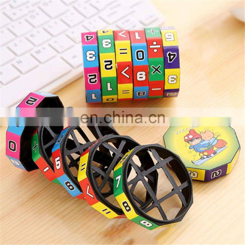 Children Montessori Games Mathematics Numbers Magic Cube Toy Puzzle Game Kids Learning Education Math Toy Fun Calculate Game