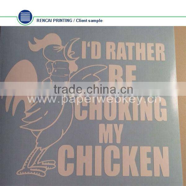 2015 New Material custom Vinyl Logo Stickers