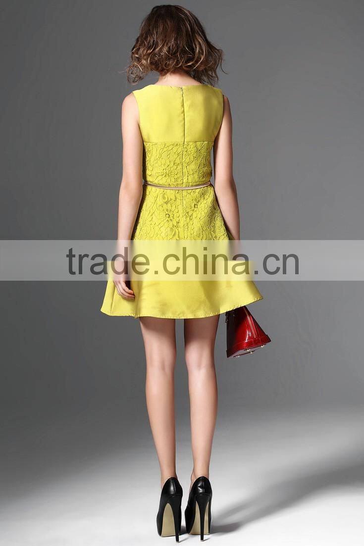 Sexy Slim Dress Sleevess Lace Dress womans evening dress