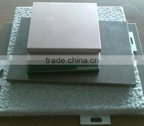 5mm Curved aluminum honeycomb panel with PVDF coating