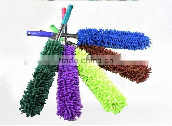 Cleaning Chenille Car Duster,Orange Microfiber Cleaning Duster
