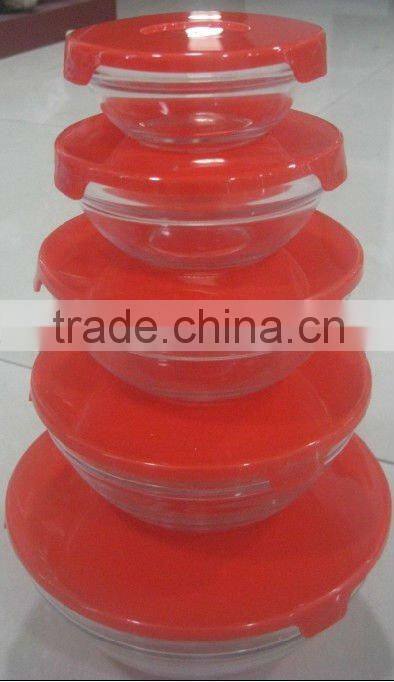 salad bowl glass bowl set glass bowls set of 5