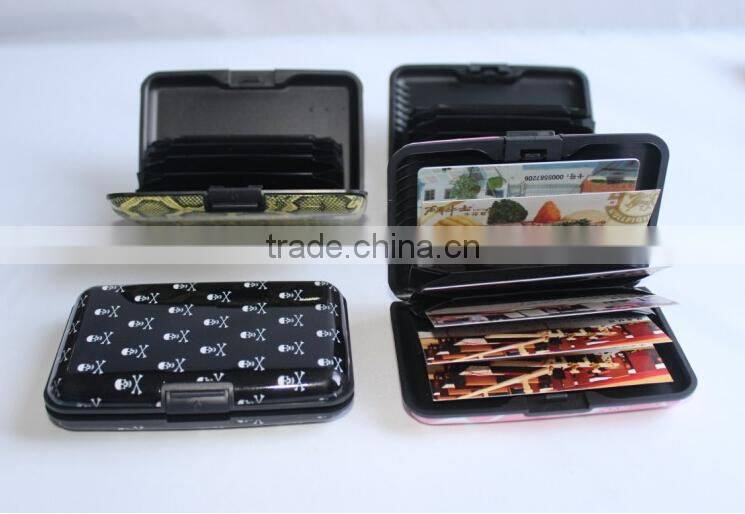 Rfid blocking Aluminium card holder/case/wallet