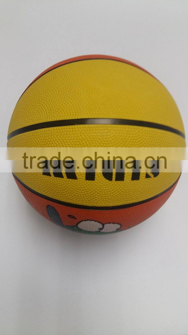 Customized mini colorful basketball for children