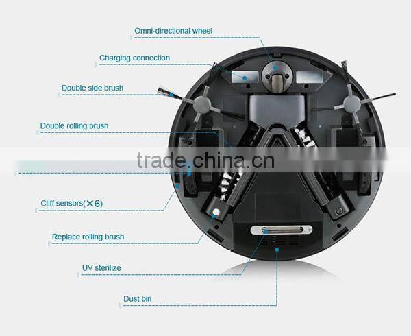 2016 the newst round shape intelligent vacuum Cleaner