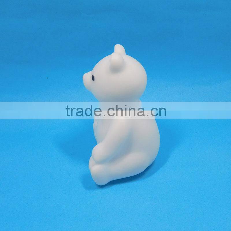 Plastic Honey Bear Plastic Electronic Toys Pvc Vinyl Wild Animal Toy