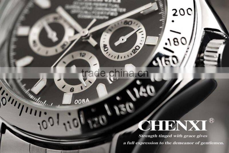 2016 Christmas Gift luxury Watch Brands Wholesale China Watch Mens Stainless Steel Quartz watch