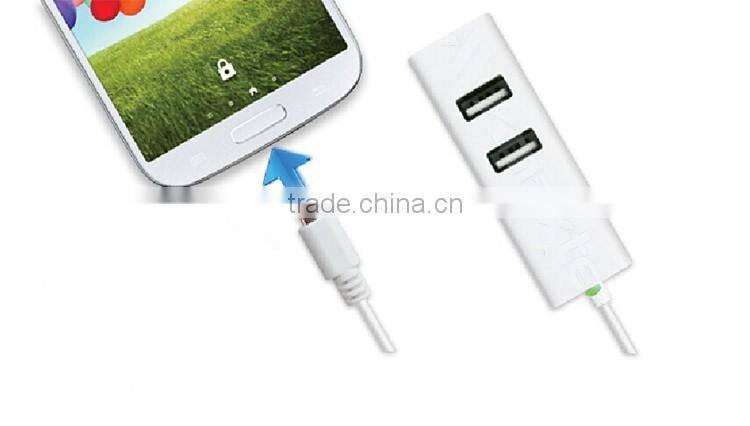 Portable Micro USB OTG Card Reader USB & 3 Port USB Hub