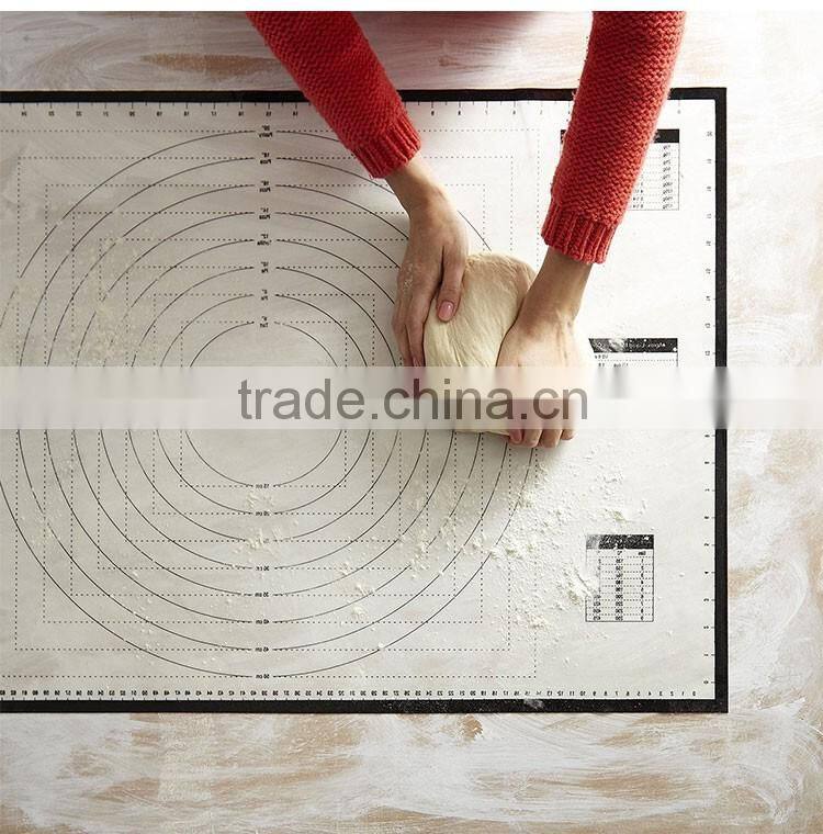 Silicone table mat with Measurements for Rolling Dough