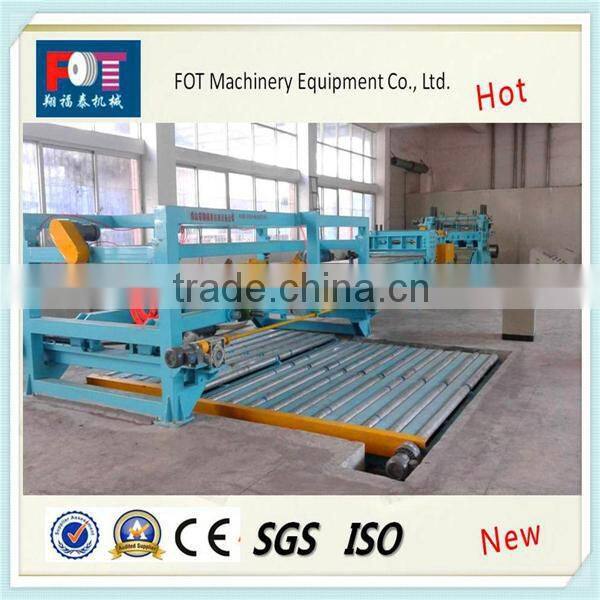 2015 new Hihg precision leveling and cut to length line
