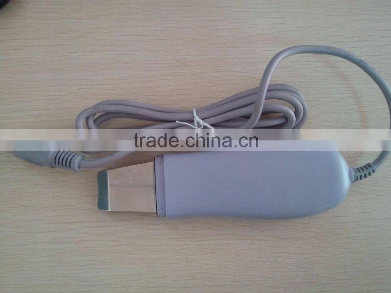 Most practical ultrasonic facial massage skin scrubber 2 in 1 beauty machine