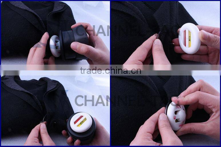 EAS tag antitheft hard tag two tubes PC ink pin tag