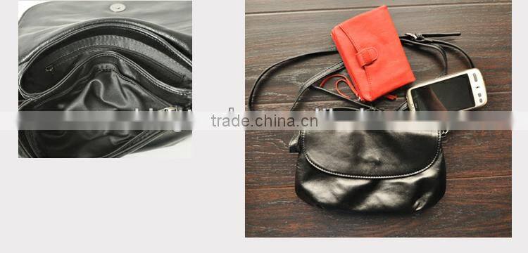 Fashion new product 2014 small lambskin leather satchel bag for ladies