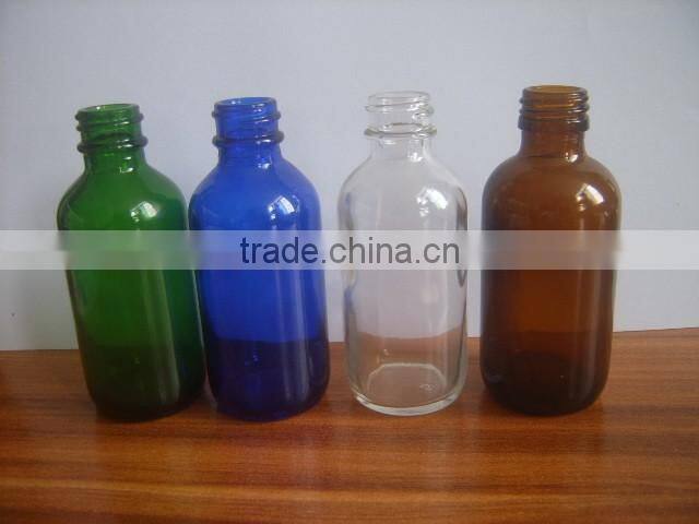30ml Green Blue Clear Amber Boston Round Glass Bottle in Stock
