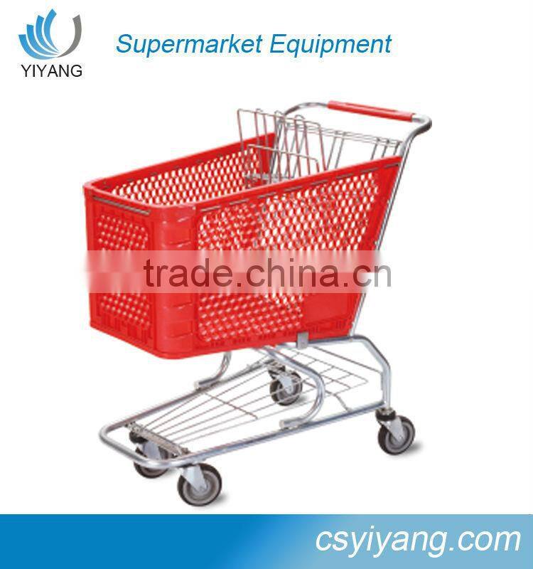 hypermarket plastic shopping cart