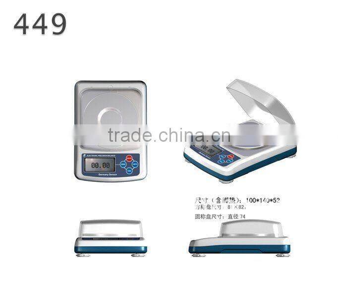 50gx0.001g High Precision Accurate Germany HBM Sensor jewelry Digital Bench Top Scale