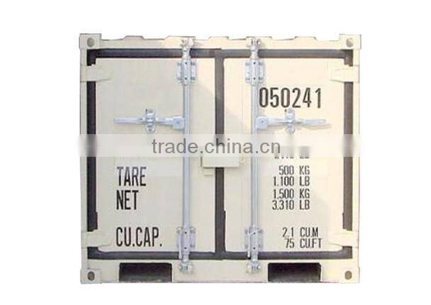 5 ft Containers with Single Door Open Mini Steel Storage