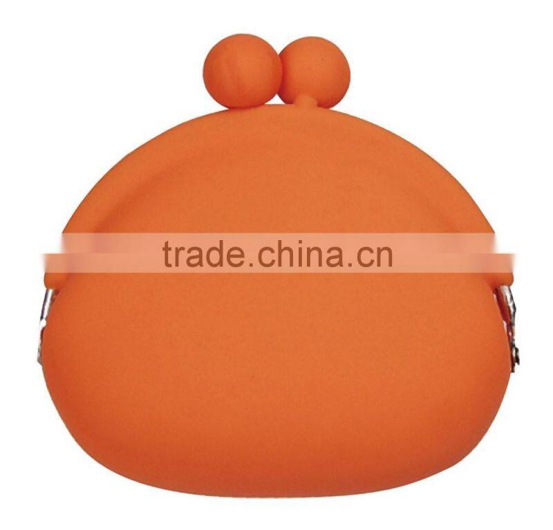 Cute fashionable design silicone wallet in coin purse