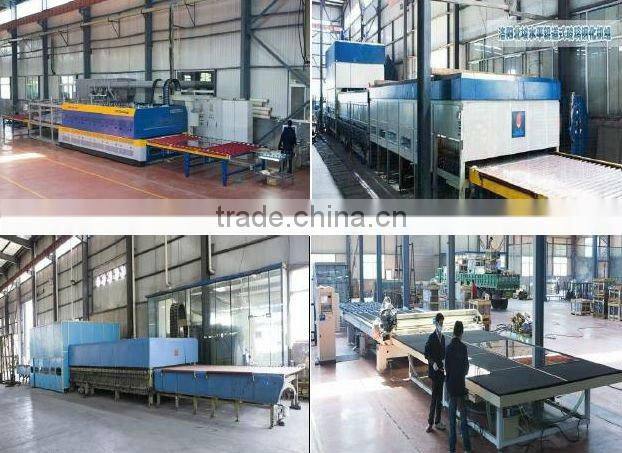 Glass curtain wall with hanging tempered glass CCC EN12150 ISO9001