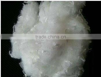 polyester staple fiber recycle semi dull raw white 1.56dtex(1,4D)x38mm