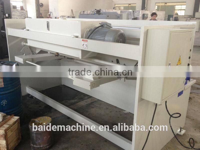QC12K-10*2500 swing beam hydraulic shearing machineCNC hydraulic shearing machine for sale with a good quality