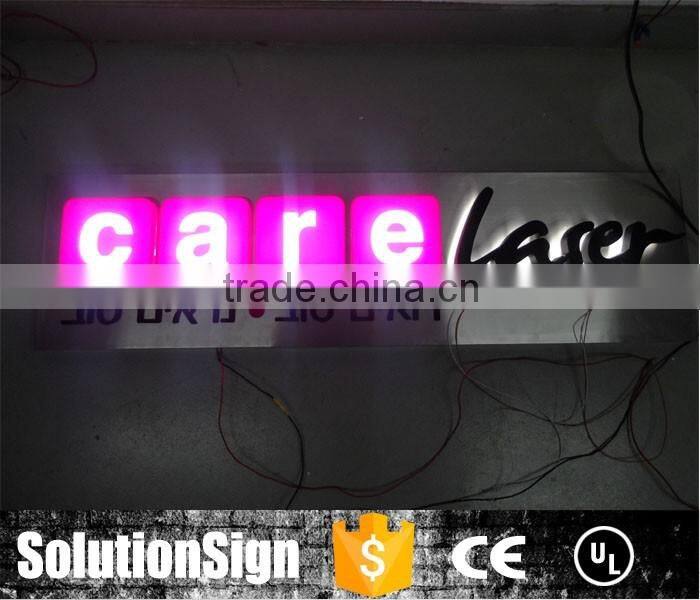 3D outdoor waterproof acrylic led letter light sign