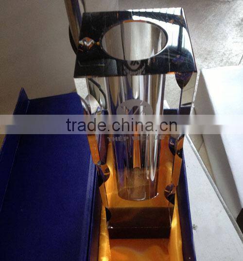 Fantastic design crystal vase for wedding decoration CV-1005