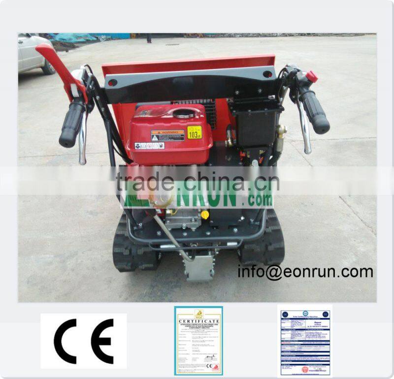 Auto tip mini dumper Garden dumper with petrol engine and CE