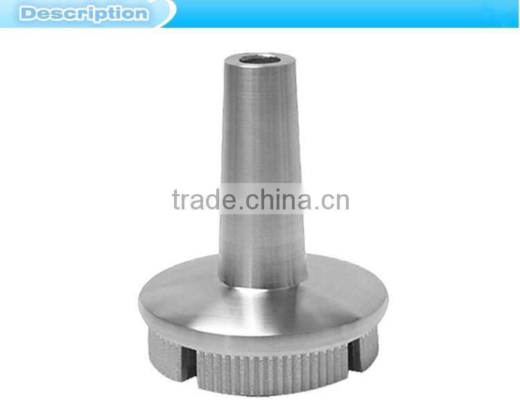 stainless pipe fitting handrail connector--wood handrail connector
