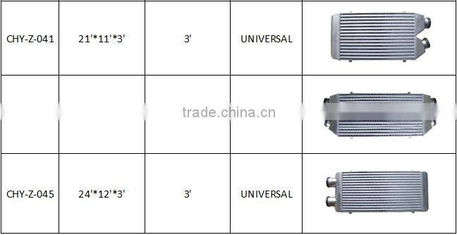 racing car front mount universal Intercooler