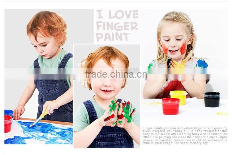 Novel kids intelligence toys finger paint set