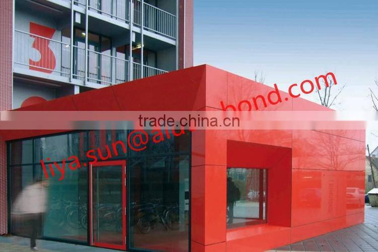 3mm 4mm wall covering material aluminum composite panel price manufacturer