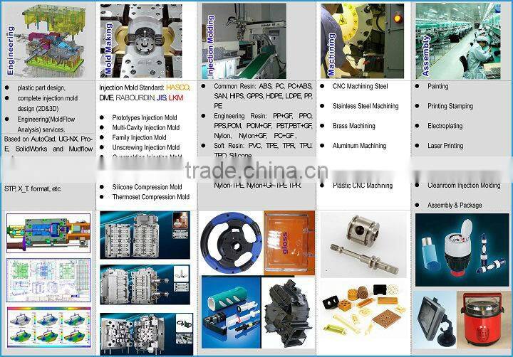 Manufacturing Plastic inject mould OEM ODM inject mould