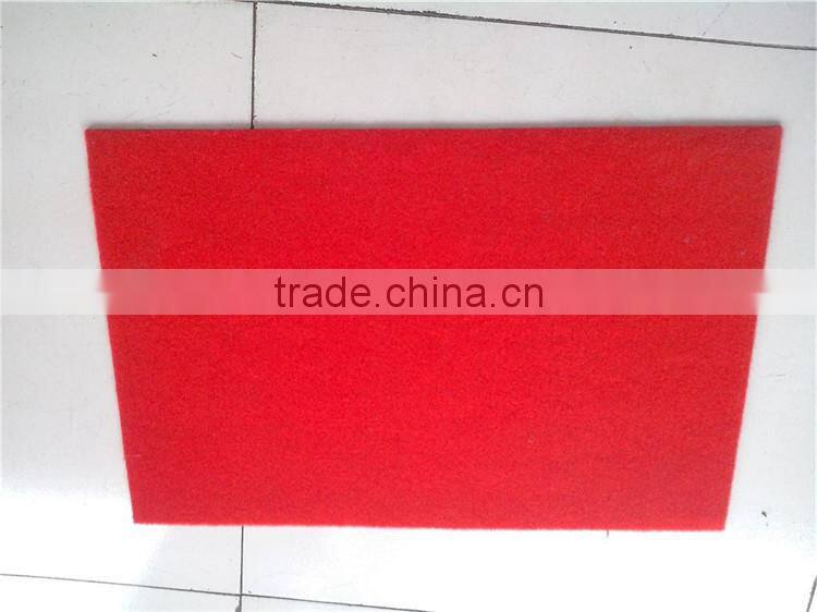 polyester velour carpet flooring carpet with PVC backing