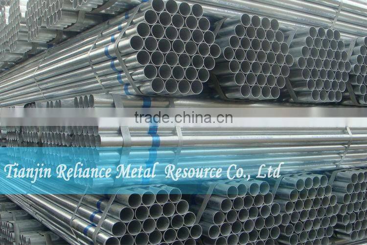ASTM PRE ZINC COATED STRAIGHT STEEL TUBE LOW PRICE